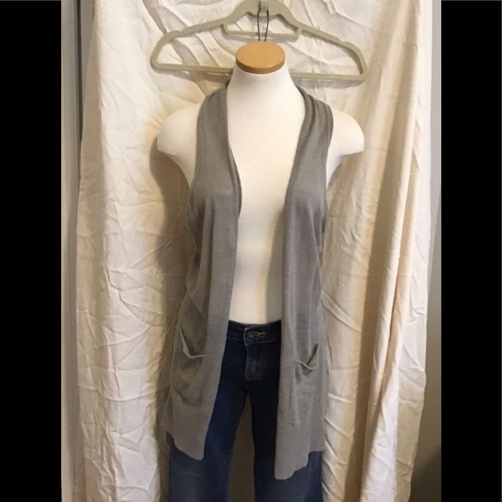 Banana Republic Linen Long Vest